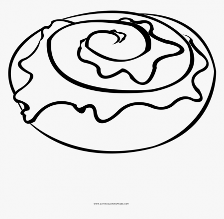 Transparent Cinnamoroll Png - Cinnamon Roll Coloring Page, Png Download -  kindpng