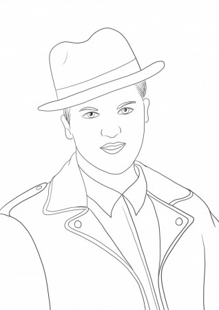 A great collection of famous people coloring pages for free downloading and  printing
