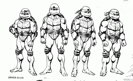 Preschool Teenage Mutant Ninja Turtles Coloring Pages Printable ...
