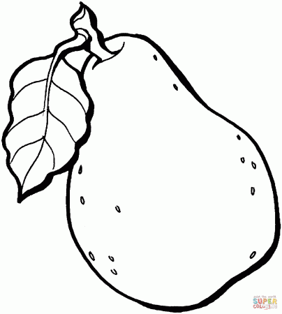 Pears coloring pages | Free Coloring Pages