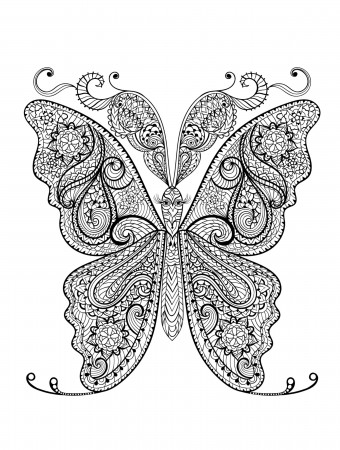 23 Free Printable Insect & Animal Adult Coloring Pages - Page 19 ...