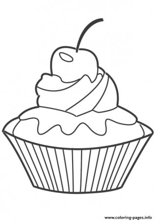 CUPCAKE Coloring pages