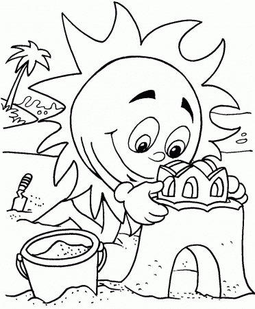Intelligence Coloring Pages Summer Pictures To Color Summer ...