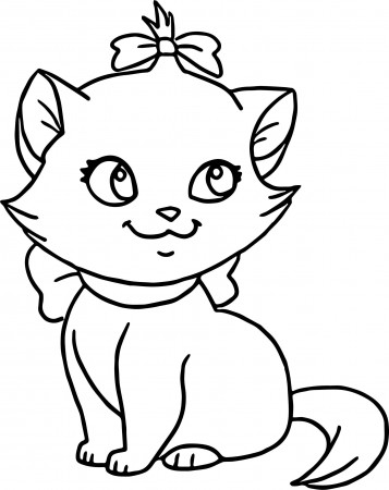 Best Coloring : Very Cute Cat Disney The Aristocats Kitten ...