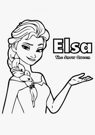 Coloring Pages : Elsa Frozen Coloring Page Remarkable ...