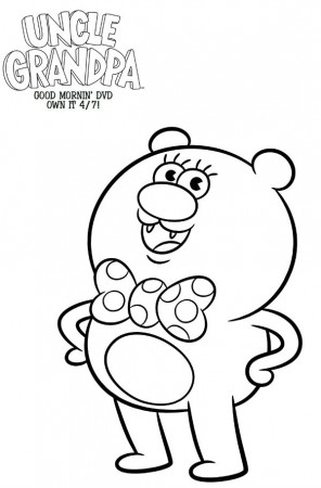 Free Cartoon Network Uncle Grandpa Coloring Page | Cartoon ...