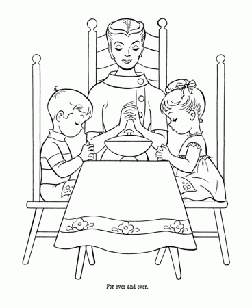 The Lords Prayer coloring pages p22 | Bible-Printables