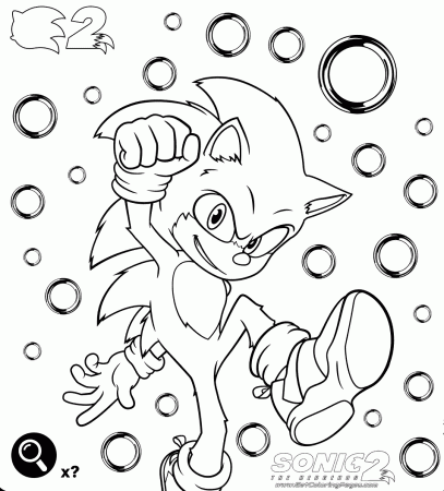 Sonic 2 Movie - Sonic Rings Coloring Pages - Sonic the Hedgehog 2 Coloring  Pages - Coloring Pages For Kids And Adults