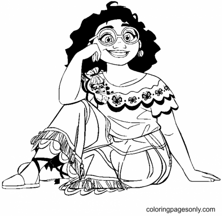 Encanto Mirabel Madrigal Coloring Pages