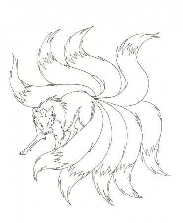 Kitsune Coloring Pages - AniYuki - Anime Portal