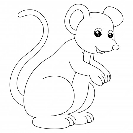 Mouse coloring Vectors & Illustrations for Free Download | Freepik