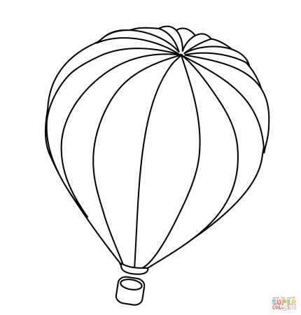 Hot Air Balloon coloring page | Free Printable Coloring Pages