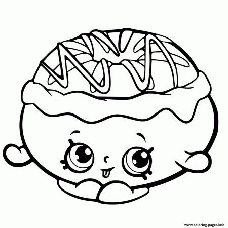 Chrissy Cream From Shopkins Season 6 Chef Club Coloring Pages Printable