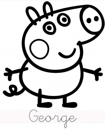 Top 11 Perfect Peppa Pig Coloring Pages Free Pigs Family Page ...