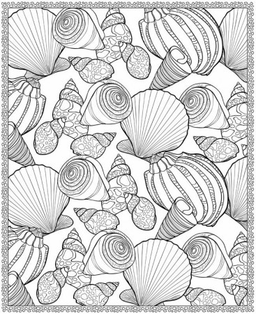 7 Seaside Colouring Pages | Coloring pages, Adult coloring pages ...