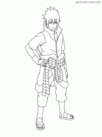 Naruto coloring pages | Print and Color.com