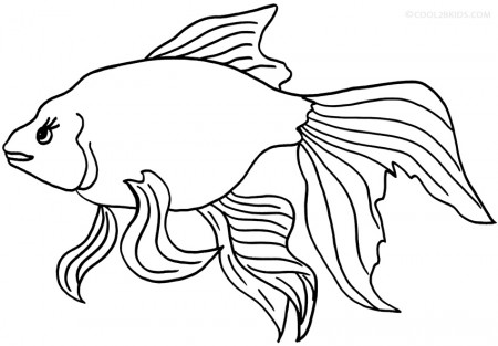Printable Goldfish Coloring Pages For Kids