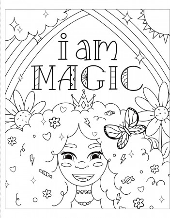 Black Girls Are Magic: A Coloring Book ...