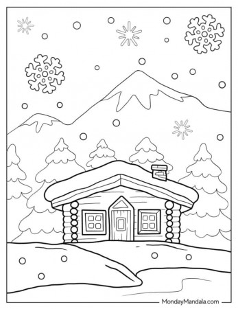 55 Winter Coloring Pages (Free PDF ...