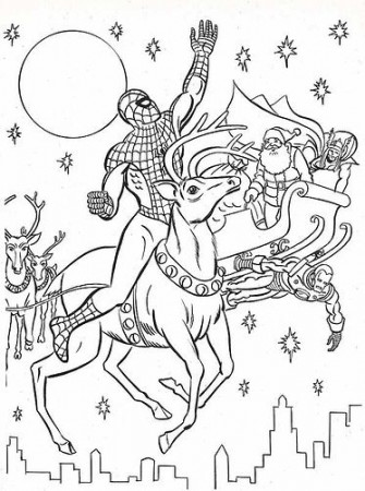 Flickriver: Neato Coolville's photos tagged with spiderman | Avengers coloring  pages, Spiderman coloring, Spiderman christmas