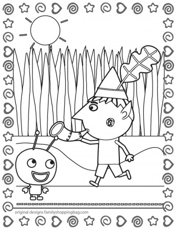 Coloring Page 5 Ben & Holly