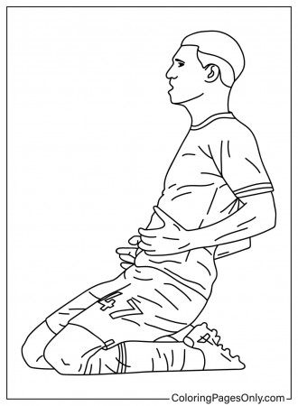 Phil Foden Free Coloring Page - Free ...