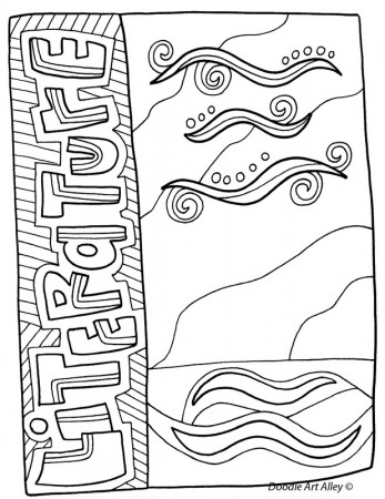 Subject Cover Pages Coloring Pages - Classroom Doodles