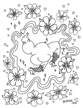 Physical Copy- Queer Garden Coloring Book | portfolio