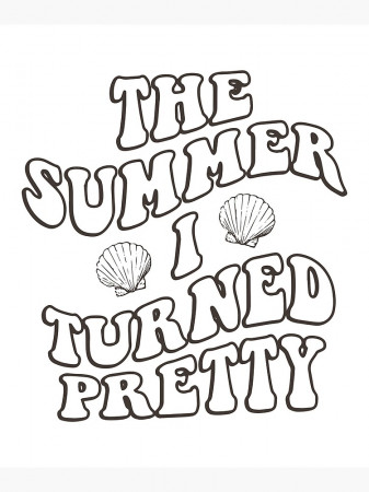 The Summer I Turned Pretty coloring pages