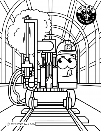 Free Rock Drill Coloring Pages to Pass ...