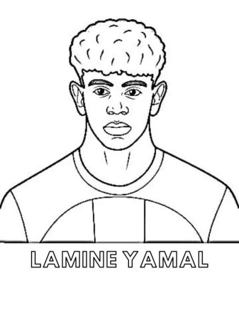 20+ Latest Lamine Yamal Coloring Pages | Free Printables