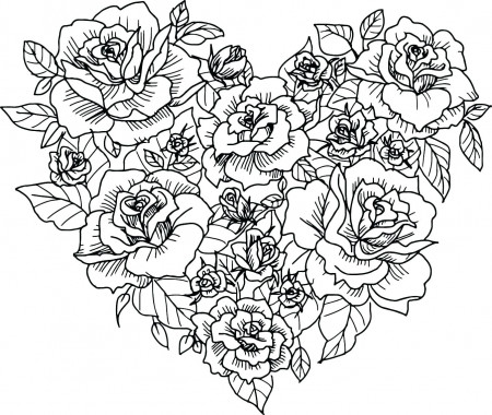 Free Printable Heart Coloring Pages For Kids