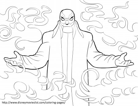 Yokai Coloring Page, Sheet - Big Hero 6