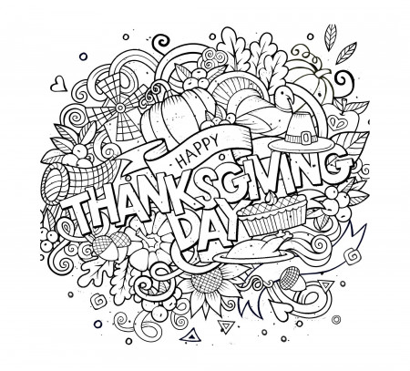 Thanksgiving Coloring Page