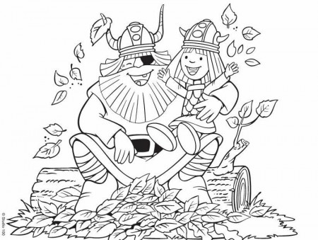 Kids-n-fun.com | 36 coloring pages of Wicky the Viking