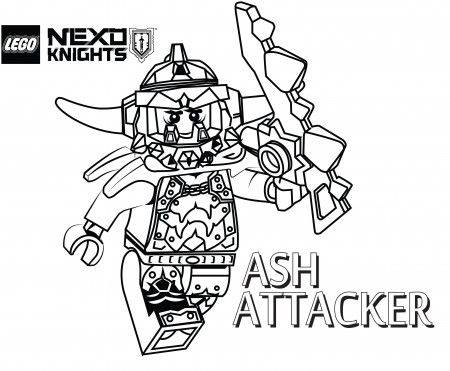 LEGO Nexo Knights Coloring Pages : Free Printable LEGO Nexo ...