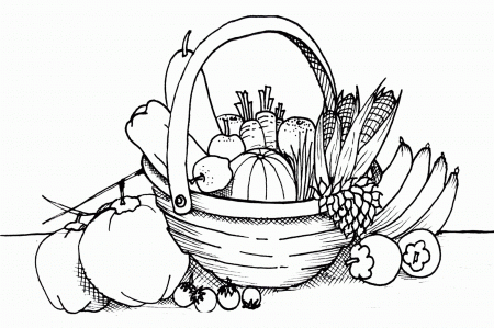 Free Printable Coloring Sheets Of Fruits And Vegetables - Coloring