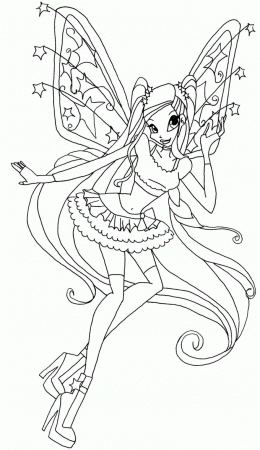 Winx Club Believix Coloring Pages Game - High Quality Coloring Pages