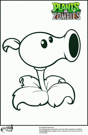 Plants Vs Zombies S - Coloring Pages for Kids and for Adults