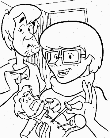 scooby doo velma coloring pages - Clip Art Library