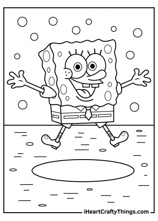 Cute Spongebob Coloring Pages (Updated 2023)