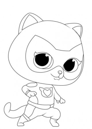 SuperKitties Free Coloring Pages - Latest Updates