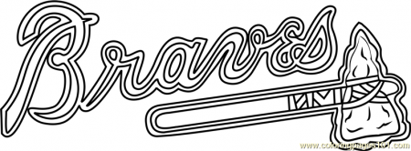 Atlanta Braves Logo Coloring Page for ...