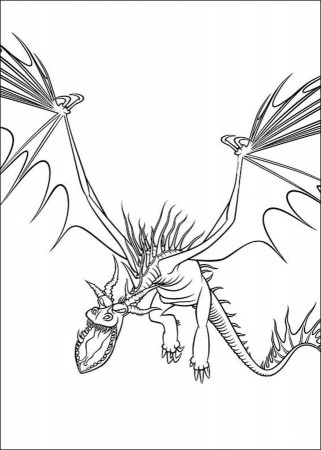Coloring pages: How to Train Your Dragon, printable for kids & adults, free