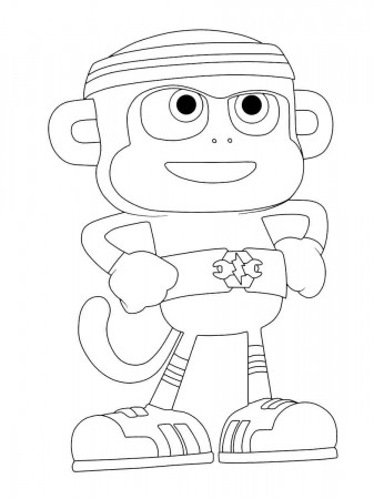 Chico Bon Bon coloring pages