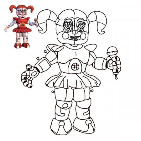 Circus baby coloring pages circus ba fnaf sister location amino ...  download free, best quality on clipa… | Baby coloring pages, Fnaf coloring  pages, Coloring pages