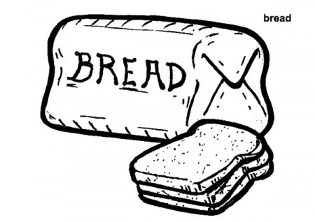 Wheat Bread Coloring Pages : Best Place to Color