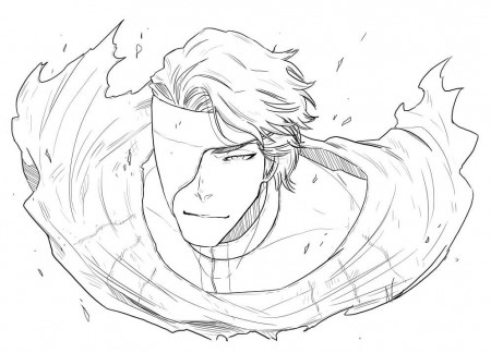 Printable Aizen Sosuke Coloring Pages - Anime Coloring Pages