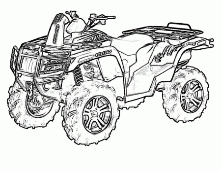 Beautiful Four Wheeler Coloring Pages | Educative Printable | Coloring pages,  Bear coloring pages, Teddy bear coloring pages