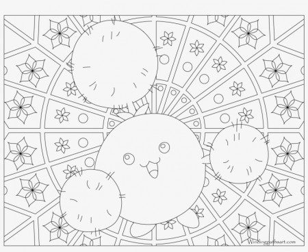Adult Pokemon Coloring Page Jumpluff - 3300x2550 PNG Download - PNGkit